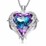 NEWNOVE Heart of Ocean Pendant Necklaces