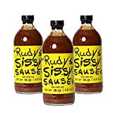 Rudy's Bar-B-Q Sause 18oz Bottle (Pack of 3) (Sissy)