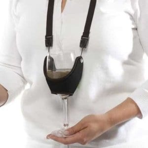 Wine Glass Holder Necklace; Perfect gift for girlfriends