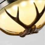 Antler Fan Chandelier with Remote Control