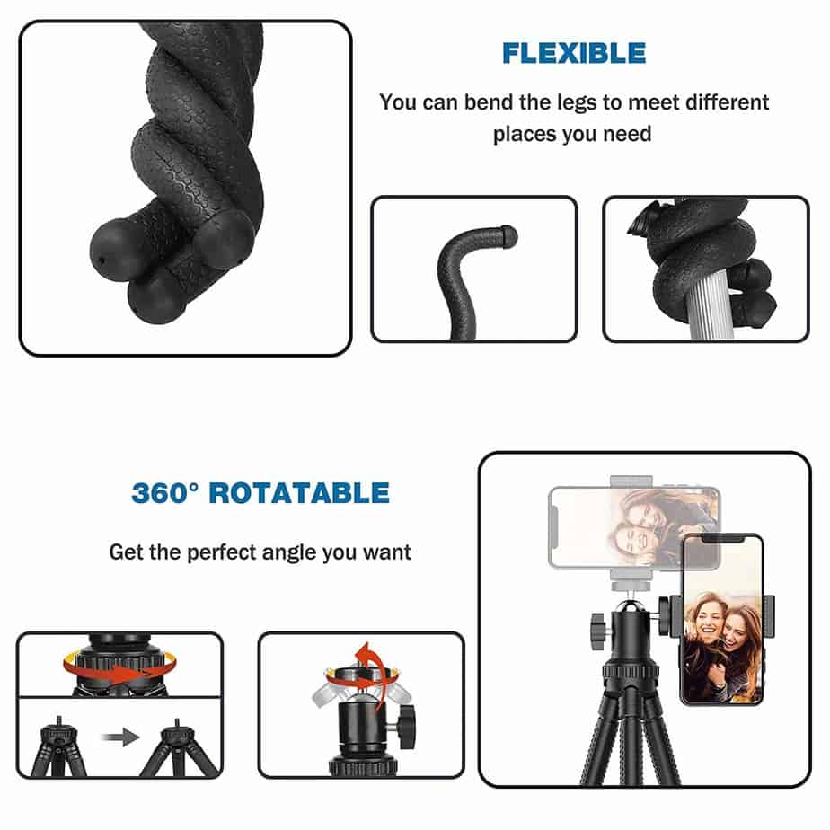 Erligpowht Flexible Phone Tripod Great Gift Ideas