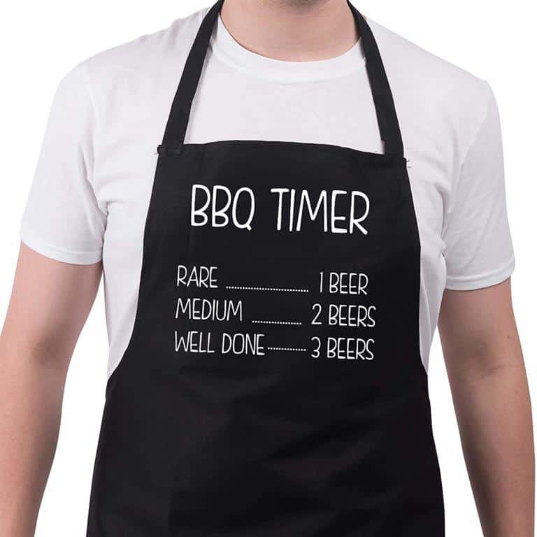 BBQ Aprons For Men BBQ Timer Apron SPN