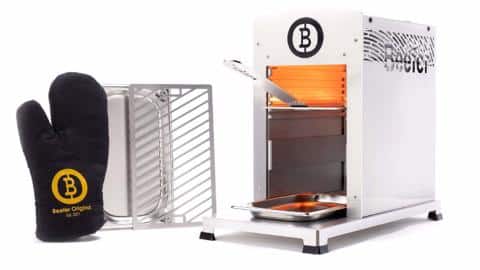 Beefer The 1,500 Degree Grill - 100% Stainless Steel - The Original for Perfect Steaks, Burgers and so Much More