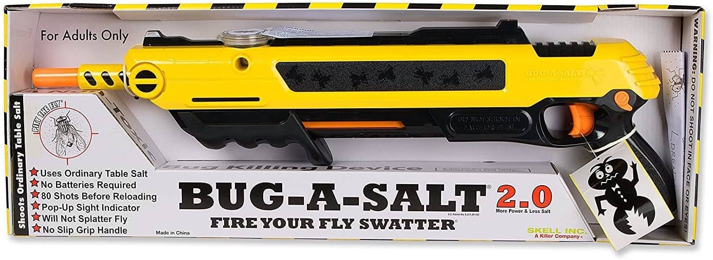 Fire Your Fly Swatter- Bug-A-Salt Exterminating Shotgun