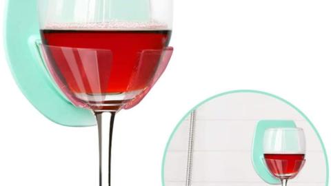 Bathtub Wine Glass Holder