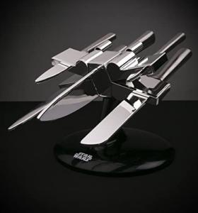 Star Wars X-Wing Knife Block - Kitchenware for Star Wars Fans - Includes 5 Knives