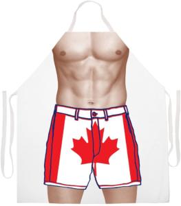 Canadian Flag Shorts Apron