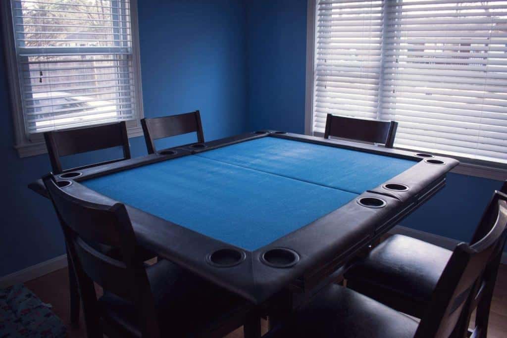 Game Night Table Topper - Poker In Man-Cave