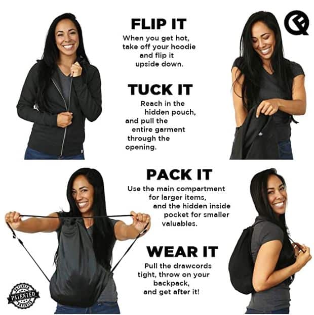 Reversible Backpack Hoodie