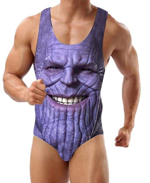 Thanos Swimsuit Male One Piece Swimwear for Men and Boys