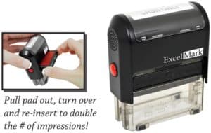 Excel Mark Self-Inking Stamp