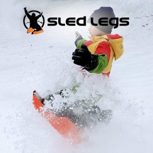 Sled Legs Wearable Snow Sleds