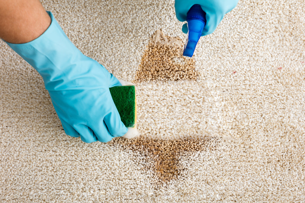 Synthetic carpets are stain resistant