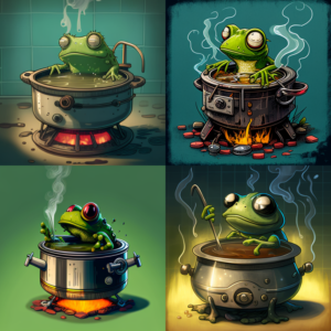generative AI for business - the boiling frog experiment