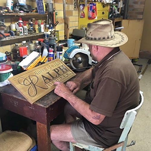These personalized wooden engraved mancave establishment signs are a great gift for him. Get a personalized mancave establishment sign for your special guy now!