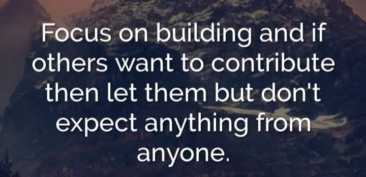 focus on building