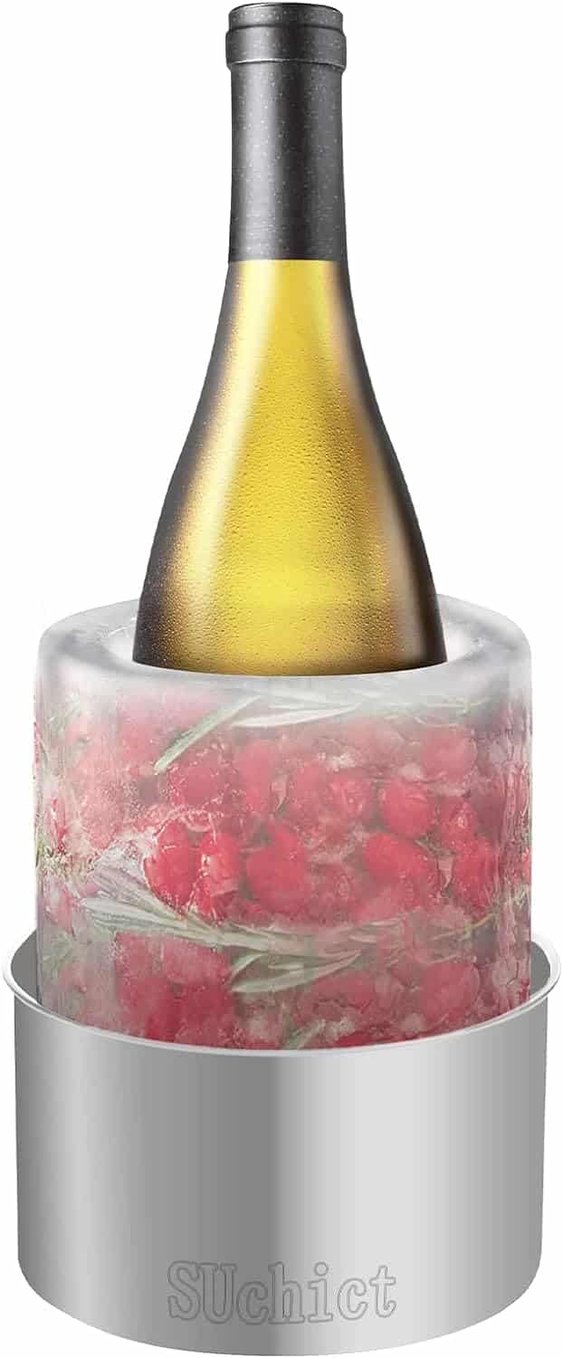 DIY Ice Mold Wine Bottle Chiller SPN