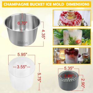Ice Bucket MoldWine Bottle Chiller Dimensions
