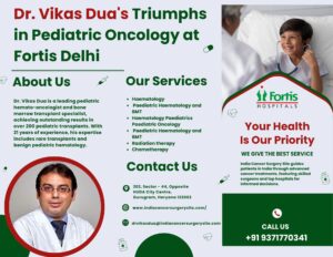 Tiny Fighters Big Wins Dr Vikas Duas Triumphs in Pediatric Oncology at Fortis Delhi 300x232