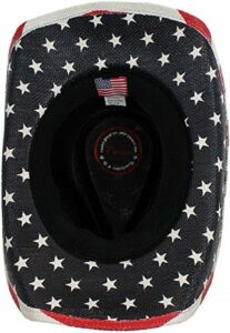 Vintage USA American Flag Cowboy Hat