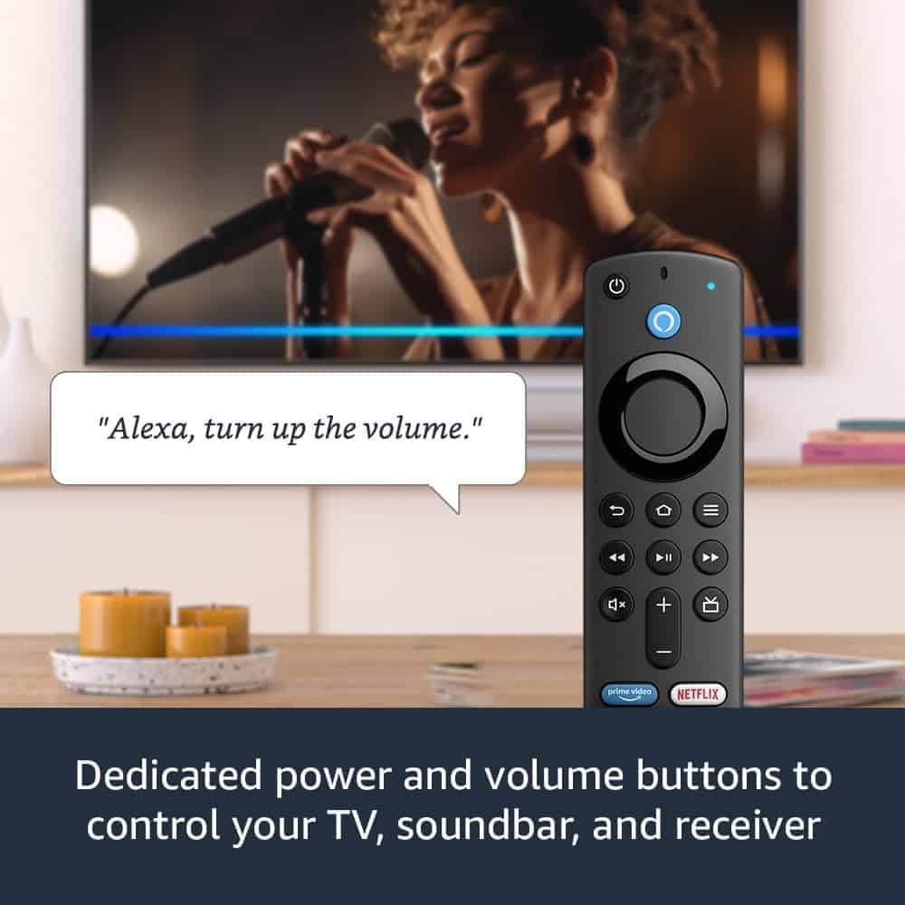 Amazon Fire TV Stick - Alexa turn up the volume