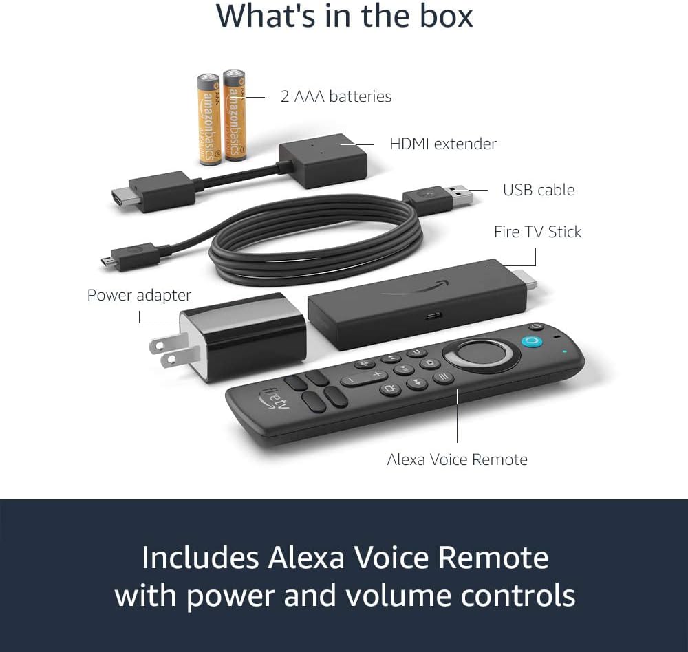 Amazon Fire TV Stick - Includes Voice Remote