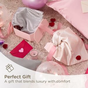 Bedsure Satin Pillowcase Standard Set of 2