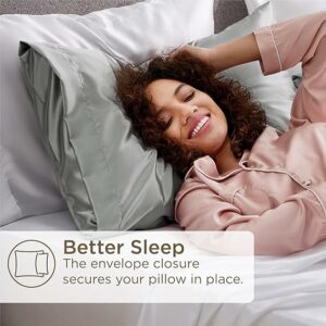 Bedsure Satin Pillowcase Standard Set of 2