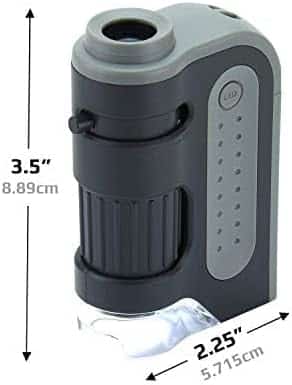 Carson Pocket Microscope Dimensions