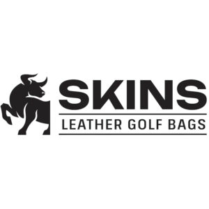 skins leather golf bags logo 300x300